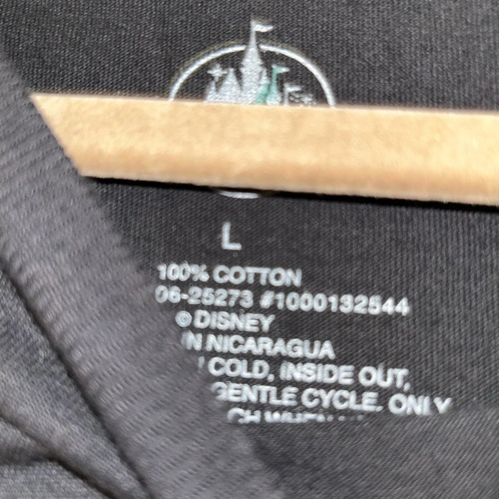 Disney Black Cotton T-Shirt - Picture 3 of 5